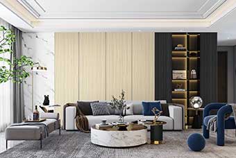巫溪轻奢风格-客厅