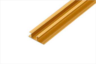 巫溪航空纤维墙咔铝合金带灯中条（钛金氧化）